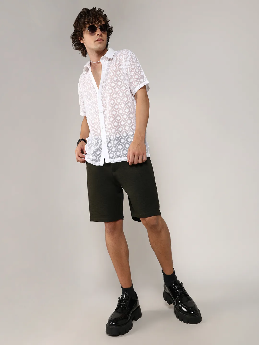 Self-Design Cubic Shirt - Image 10