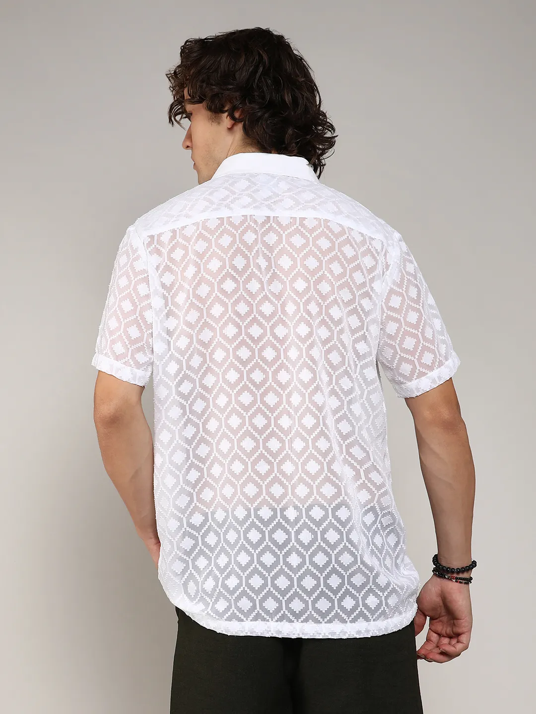 Self-Design Cubic Shirt - Image 8