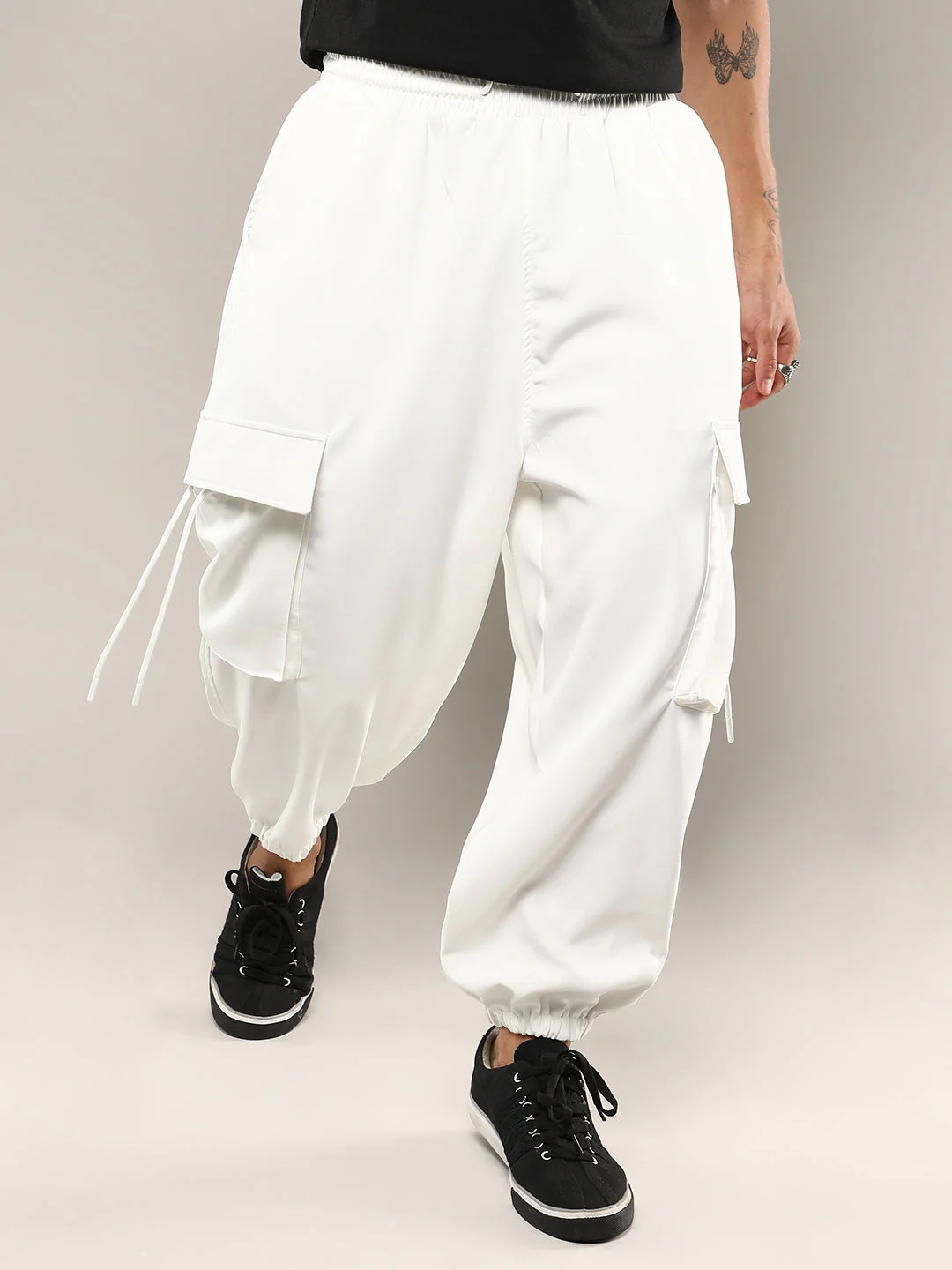 Slouchy Utility Trousers - Image 2