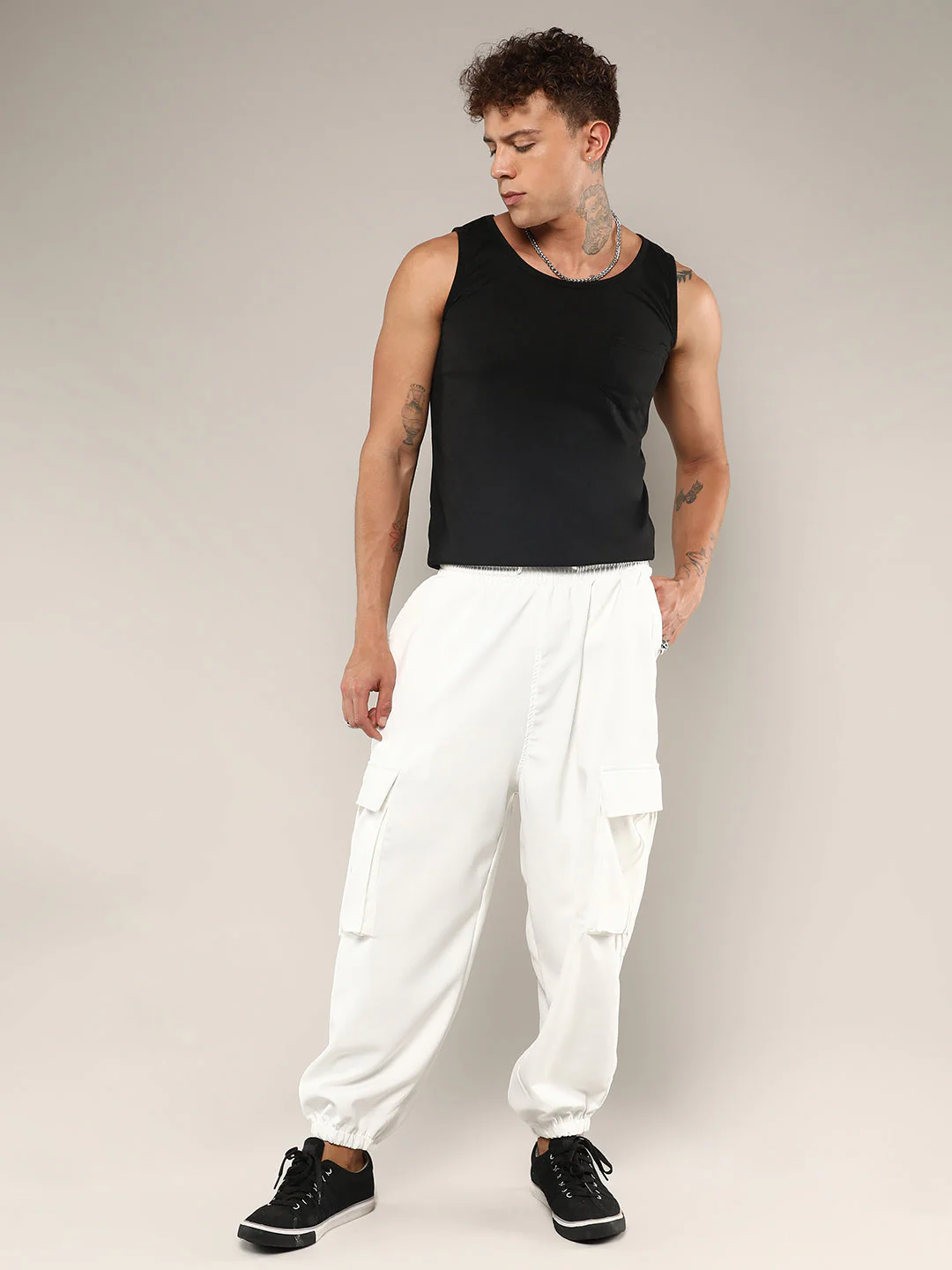 Slouchy Utility Trousers - Image 5
