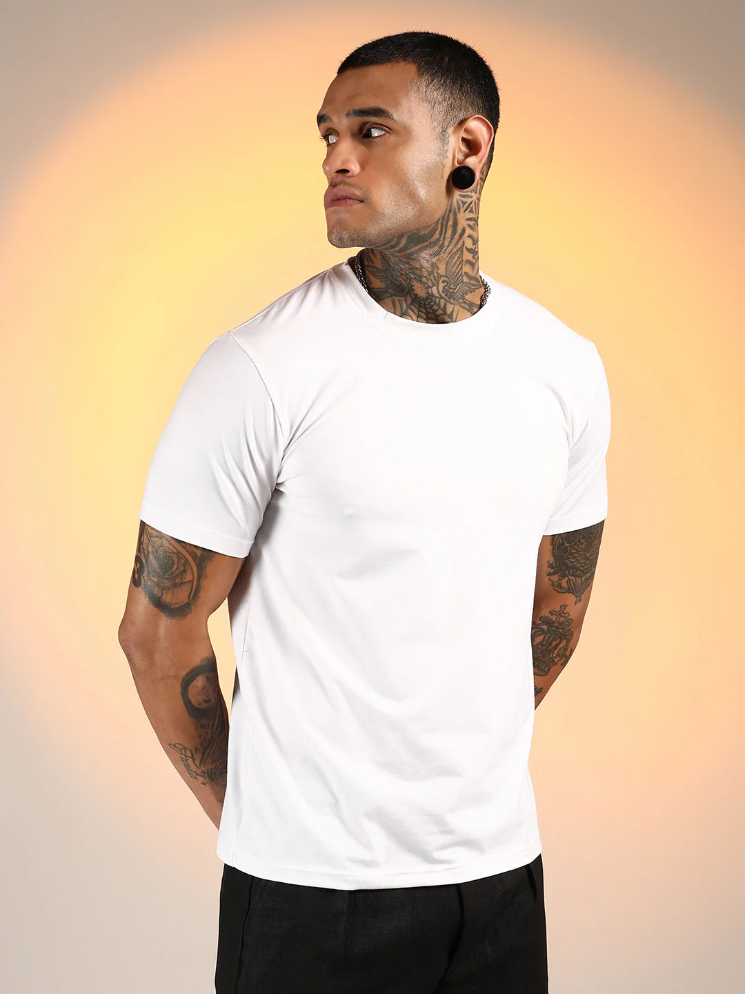 Solid Basic T-Shirt - Image 4