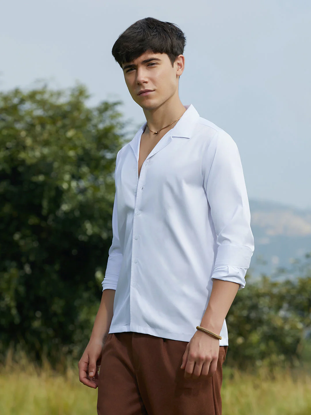 Solid Cuban Shirt - Image 3