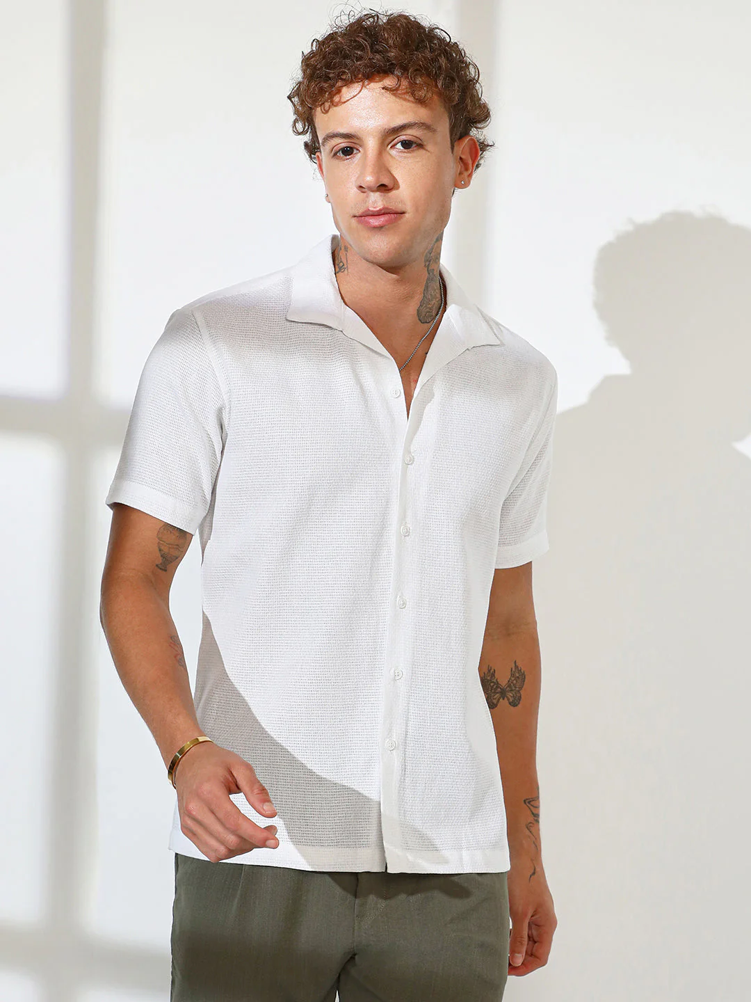 Solid Knit Shirt - Image 2
