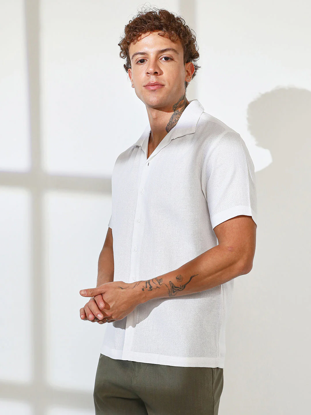 Solid Knit Shirt - Image 3