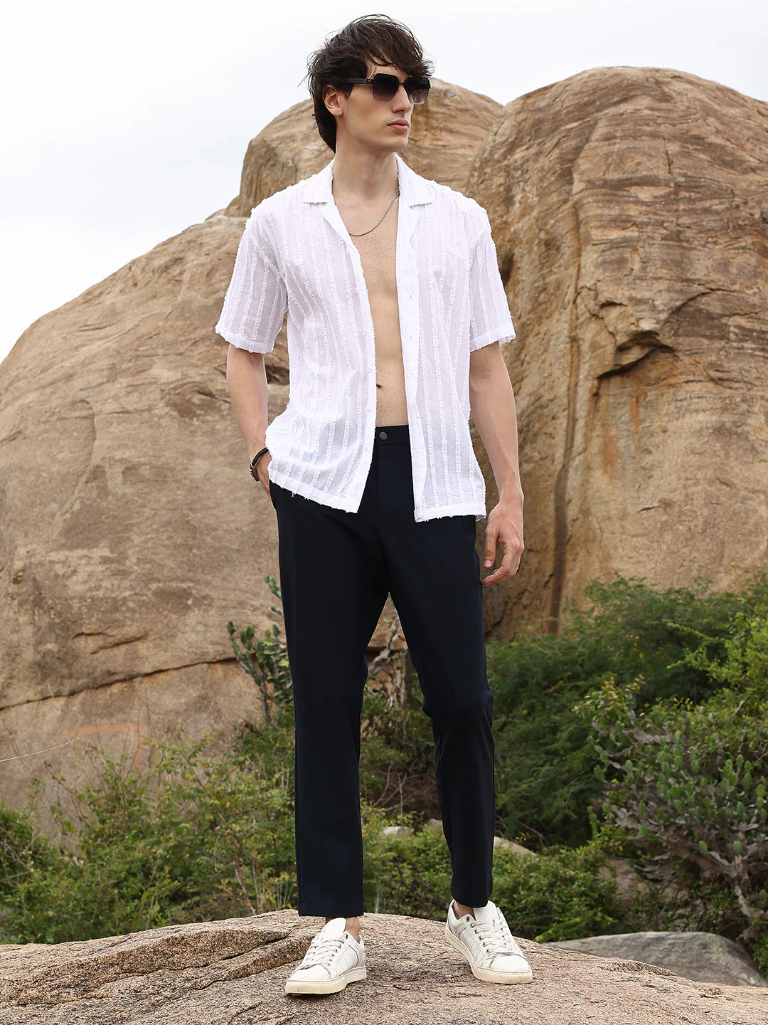 Texture-Lined Shirt - Image 6