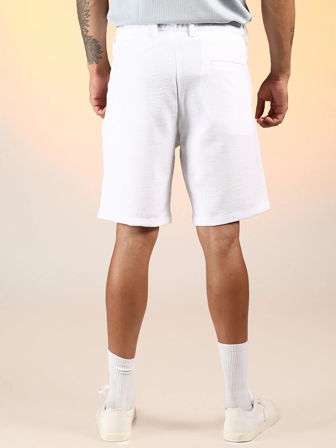 Wrinkled Tailored Shorts - Image 4