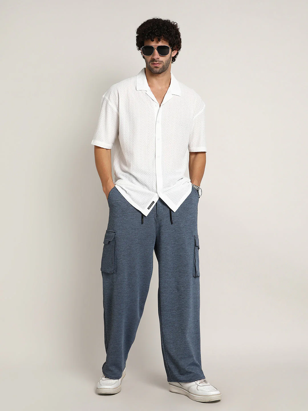 Zigzag-Helix Resort Oversized Shirt - Image 6
