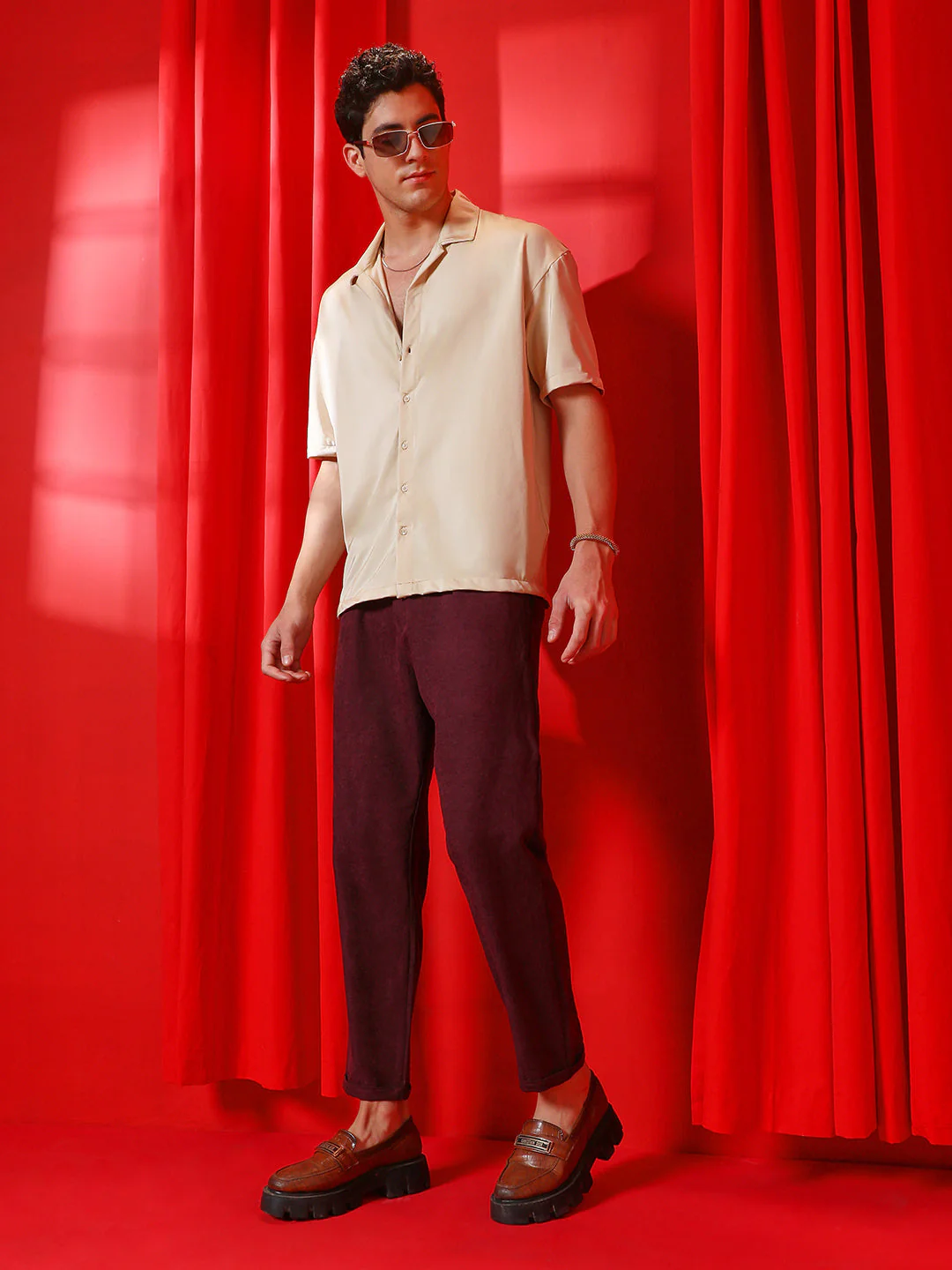 Satin Oversized Shirt - Image 6