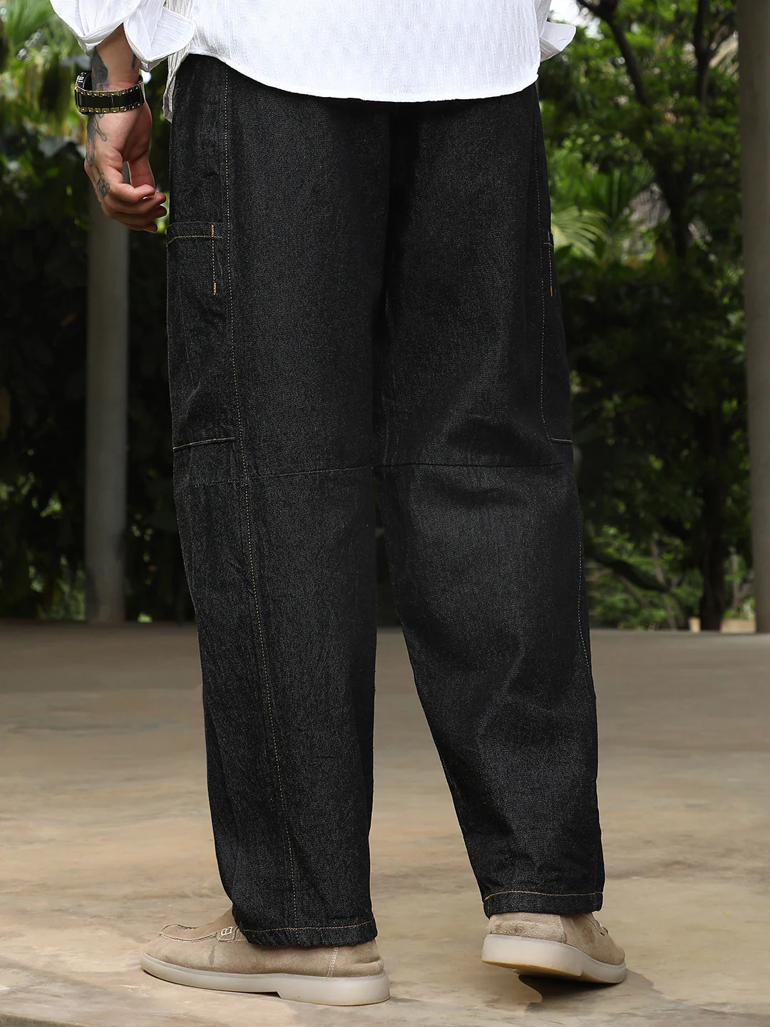 Baggy Cargo Denim Jeans - Image 4