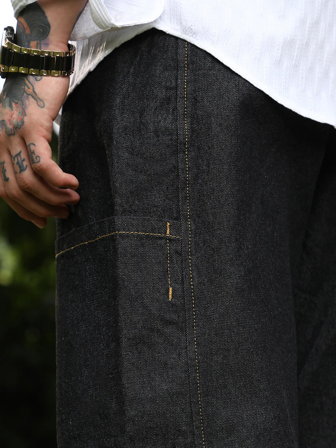 Baggy Cargo Denim Jeans - Image 8