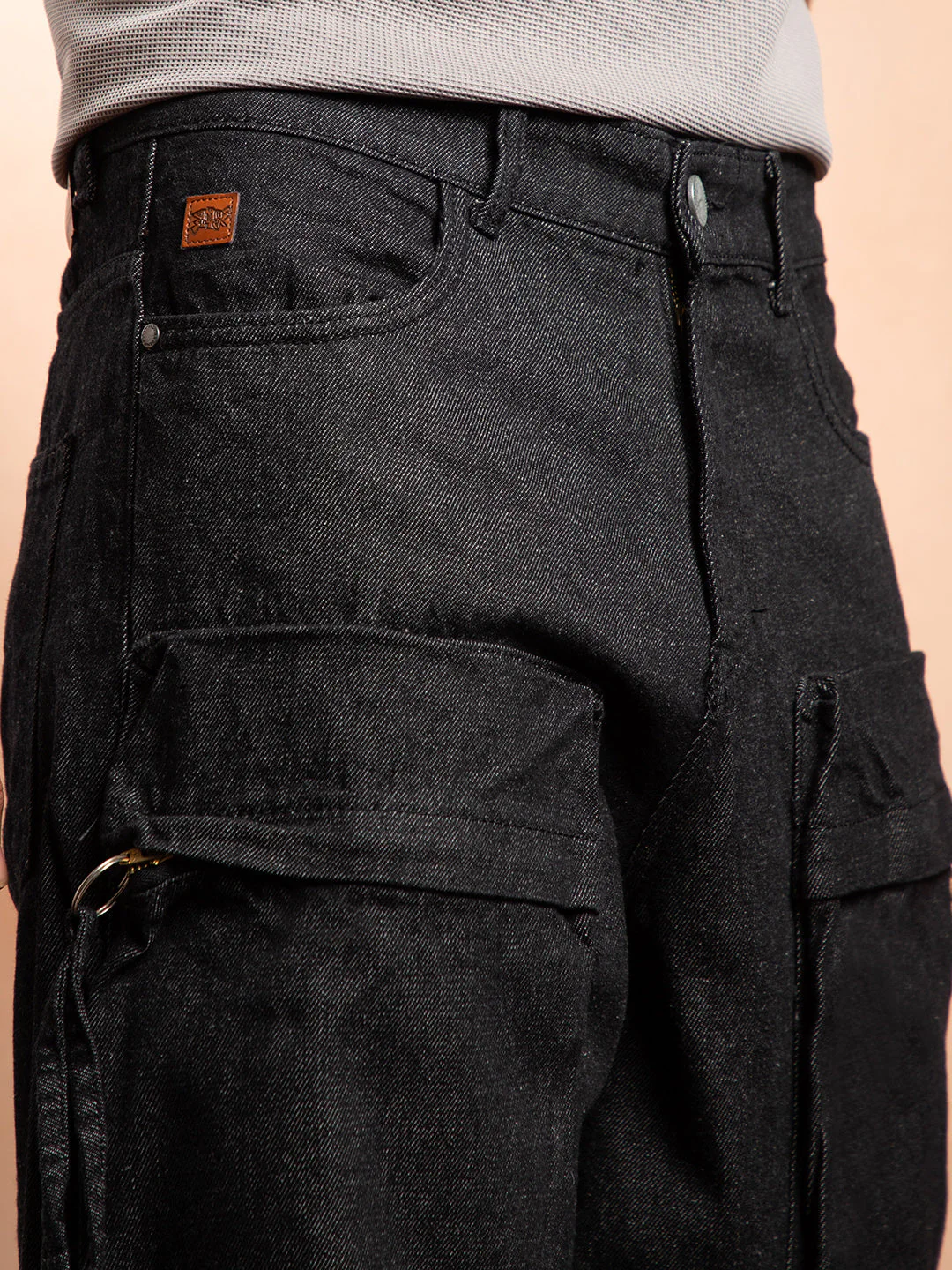 Baggy Utility Denim Jeans - Image 7
