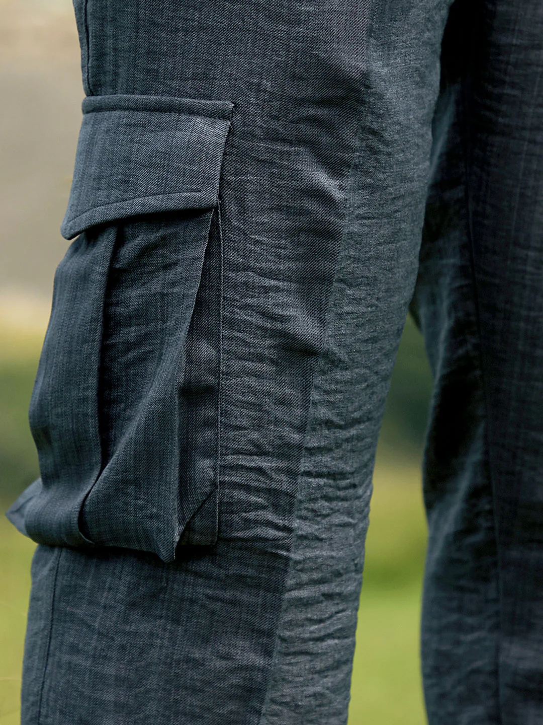 Lightweight - Crinkled Utility Trousers - Image 8
