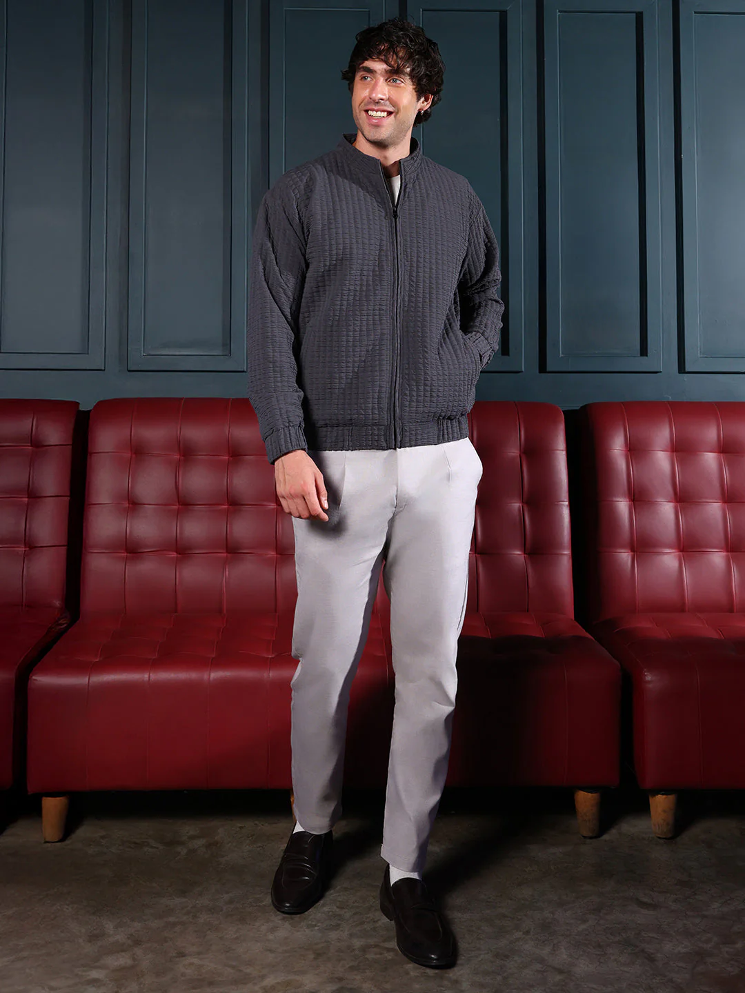 Cubic-Tactile Bomber Jacket - Image 5