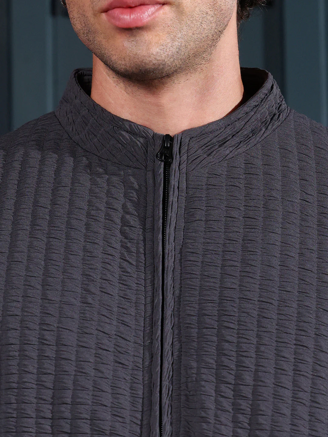 Cubic-Tactile Bomber Jacket - Image 7