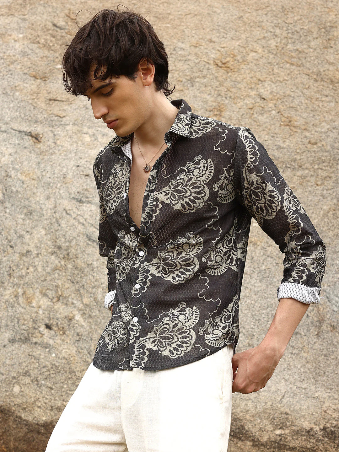 Floral Block Shirt - Image 3