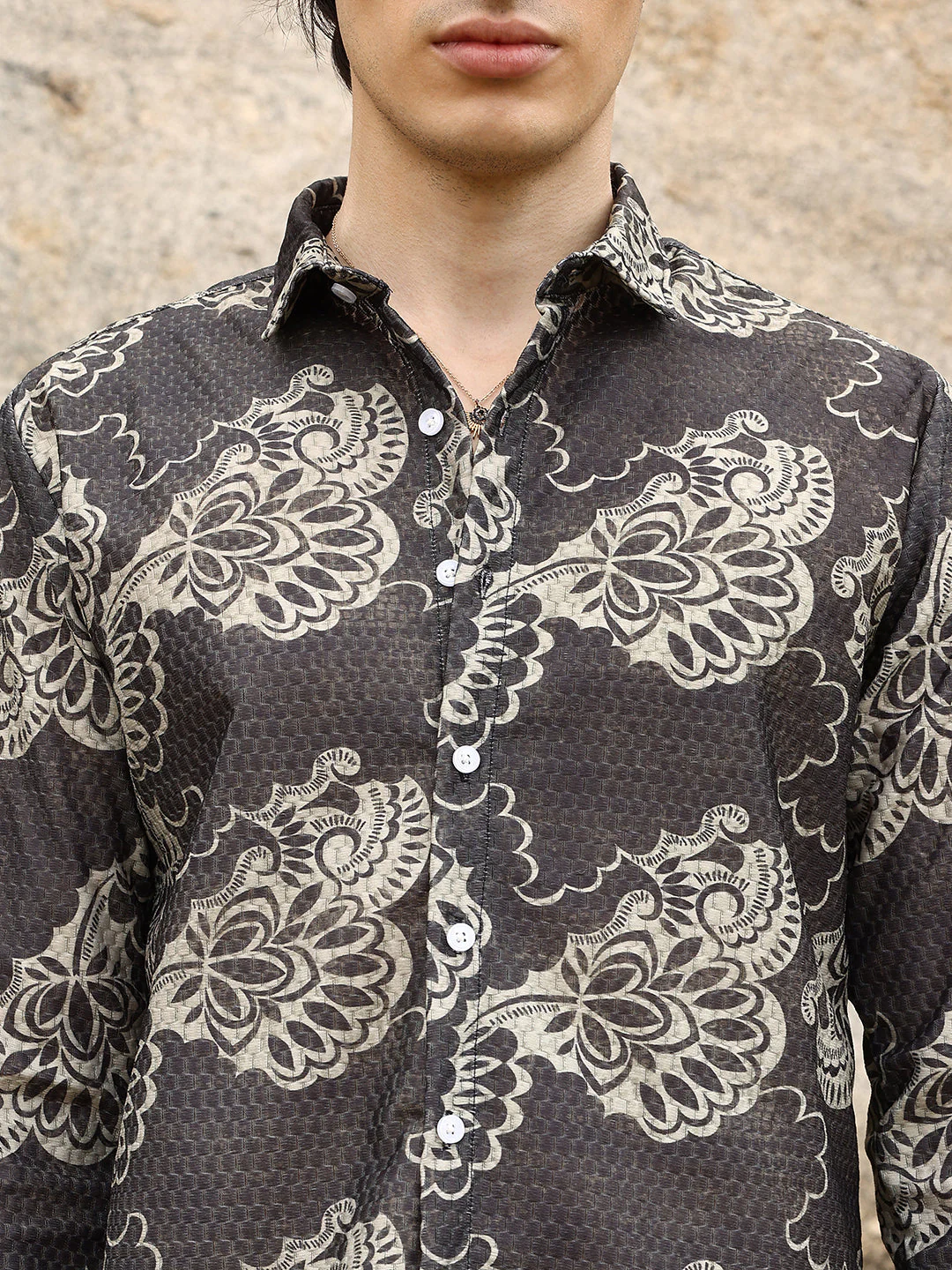 Floral Block Shirt - Image 7