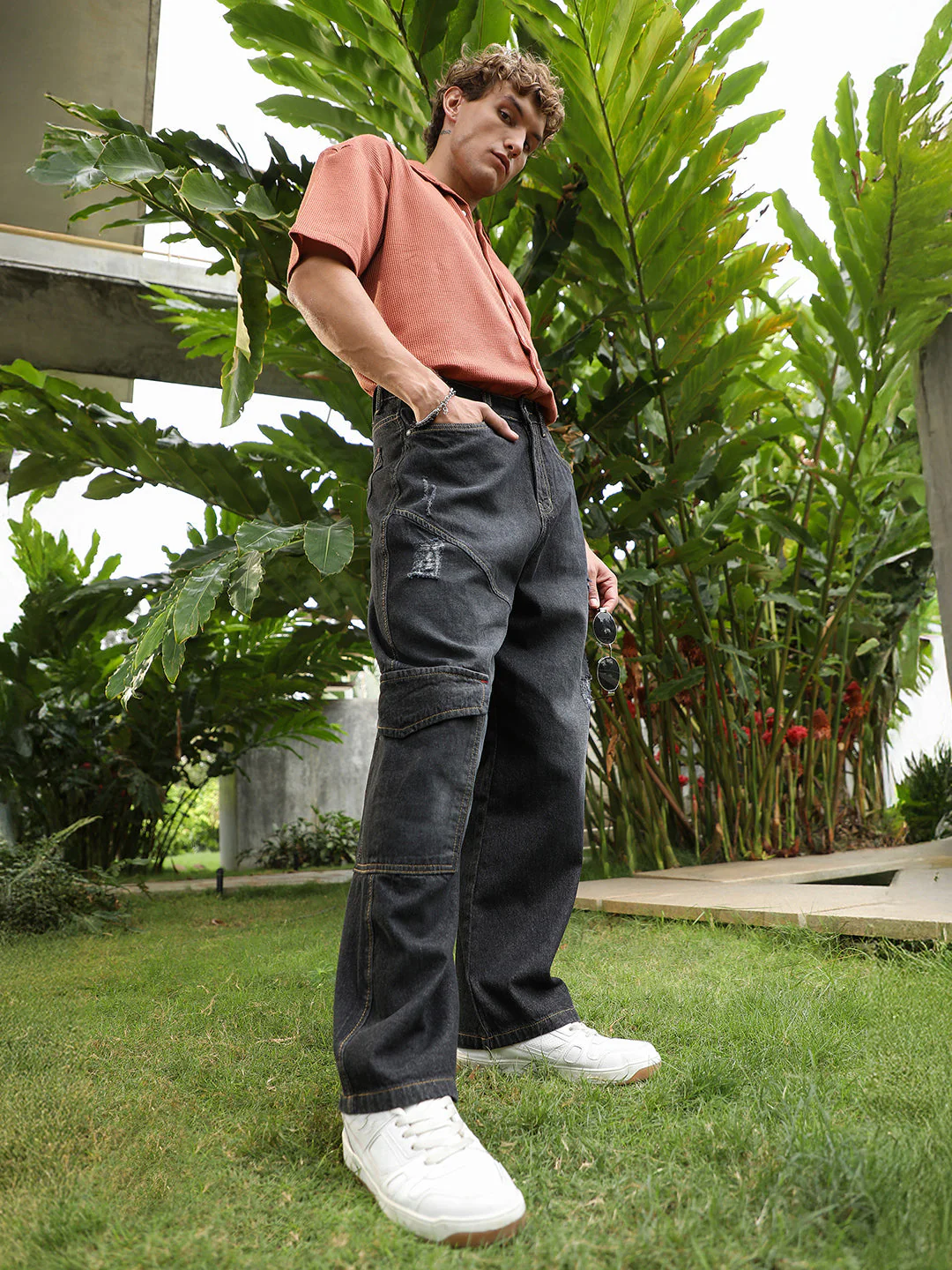 Tinted Relaxed-Utility Denim Jeans - Image 6