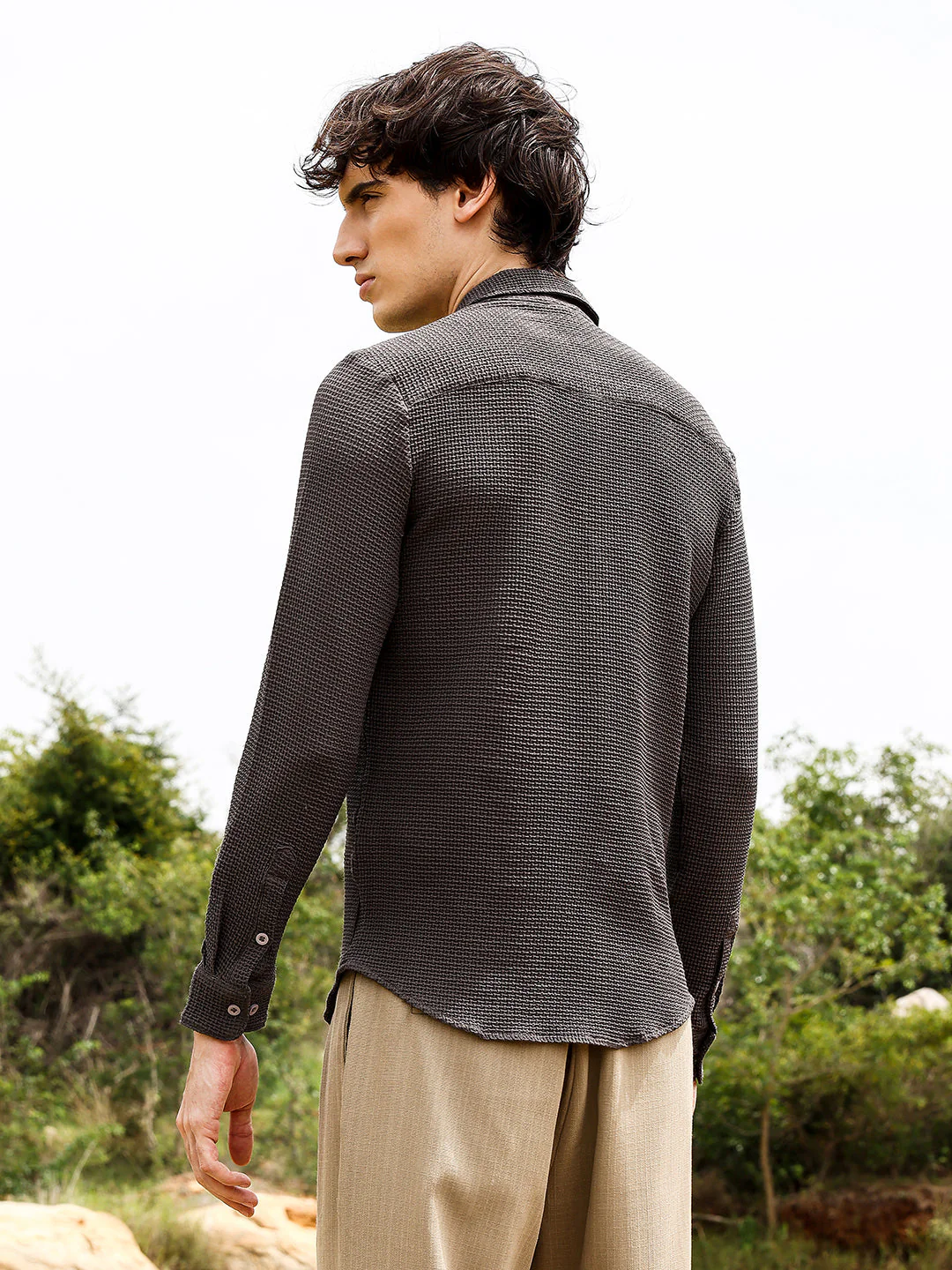 Weave-Textured Shirt - Image 4