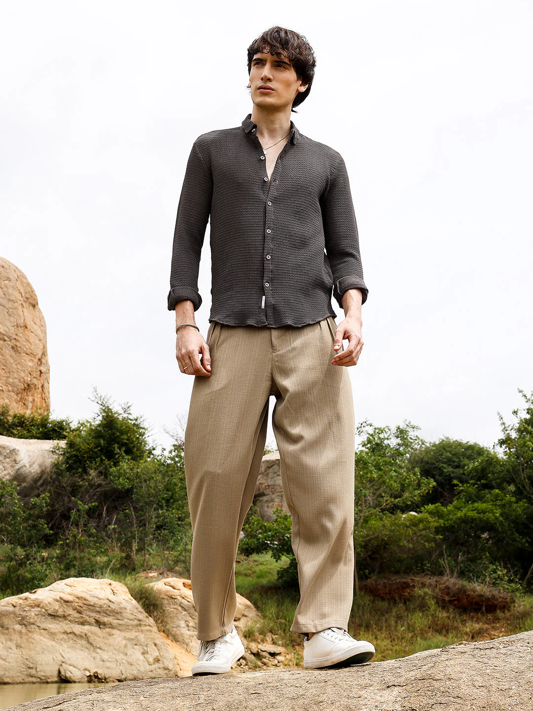 Weave-Textured Shirt - Image 5