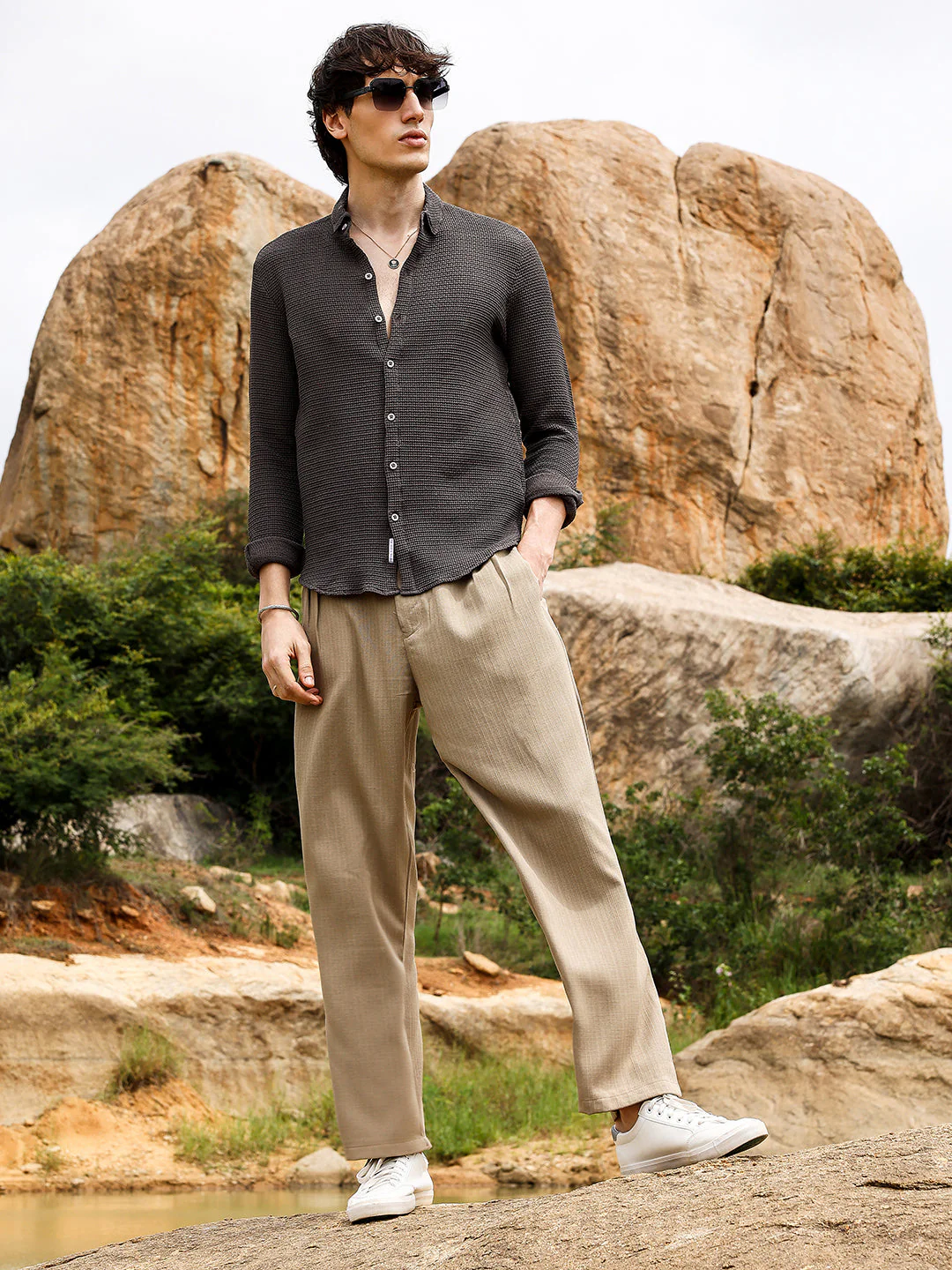 Weave-Textured Shirt - Image 6