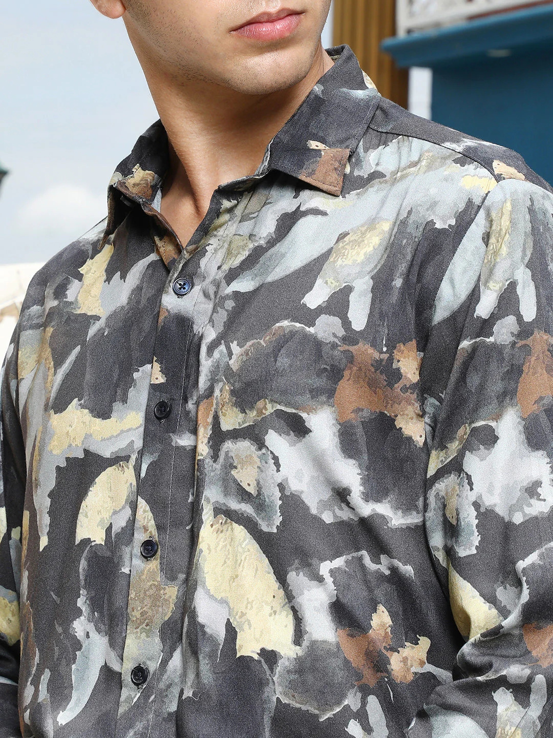 Abstract-Blur Imprint Shirt - Image 7