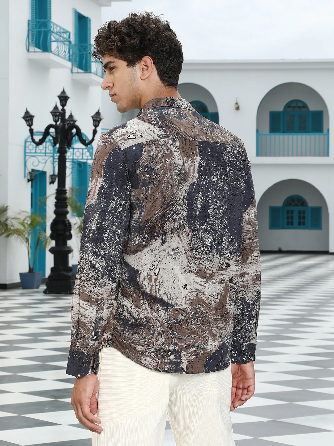 Marble-Specks Imprint Shirt - Image 4