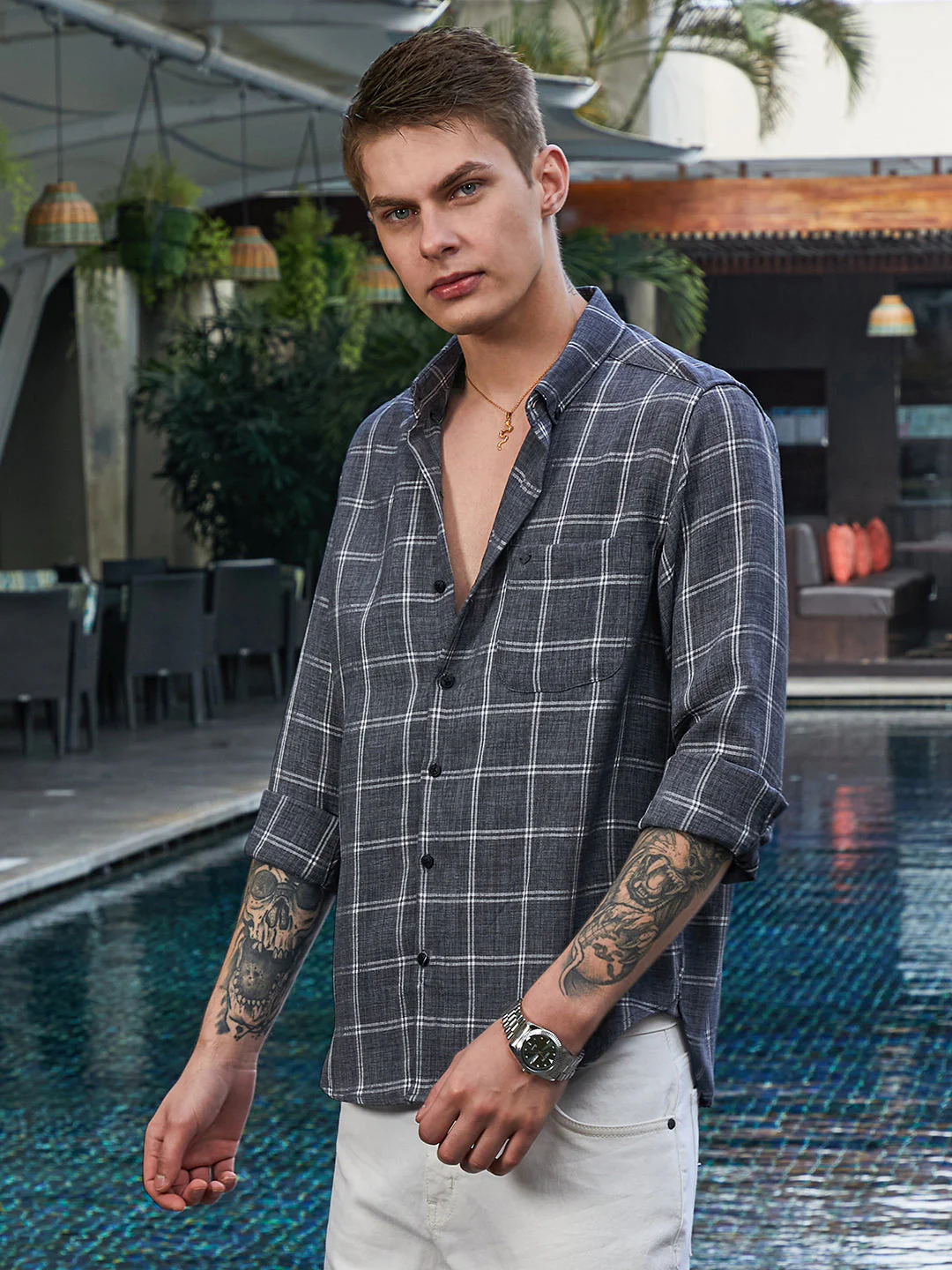 BiGraph-Check Shirt - Image 3