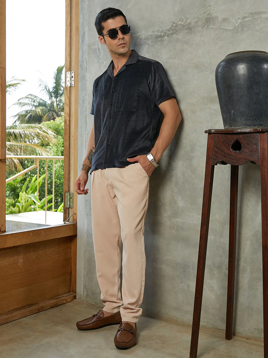 Cuban Panelled Shirt - Image 6