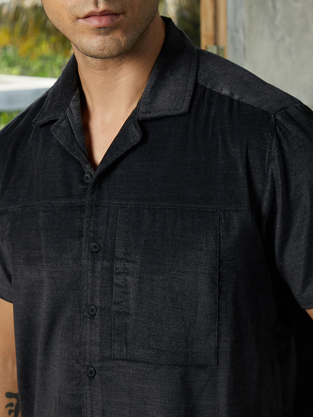 Cuban Panelled Shirt - Image 7