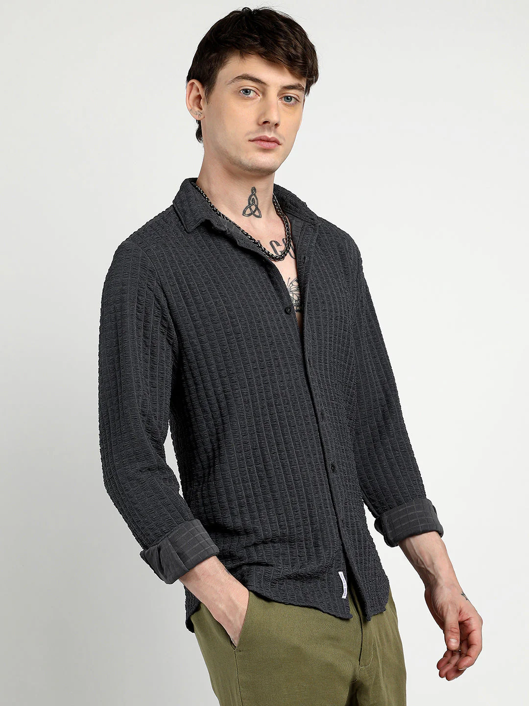 Cube-Textured Shirt - Image 3