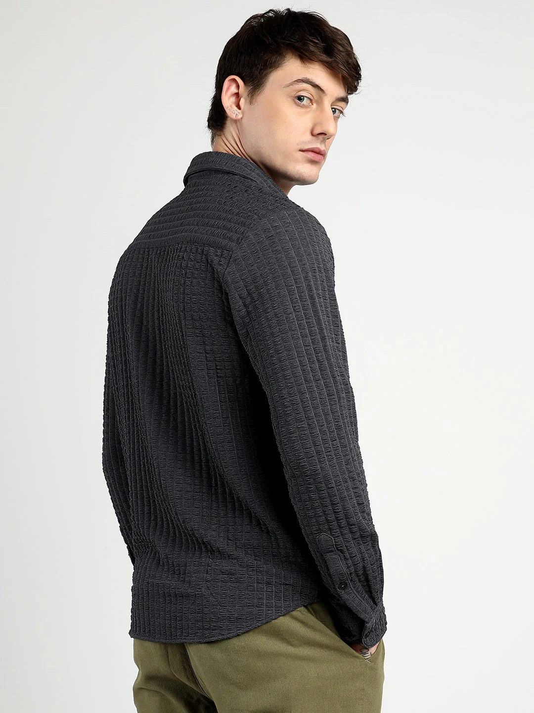 Cube-Textured Shirt - Image 4