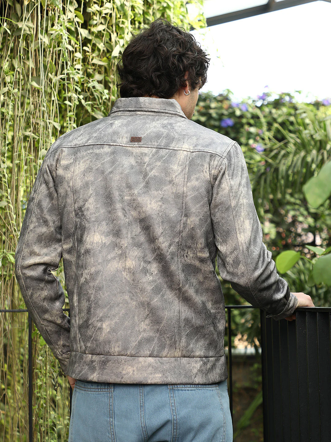 Dye Utility-Twill Bomber Jacket - Image 4