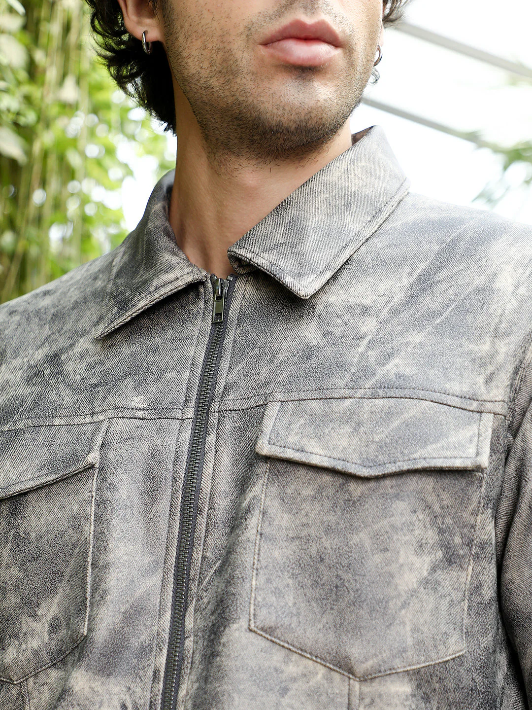 Dye Utility-Twill Bomber Jacket - Image 7