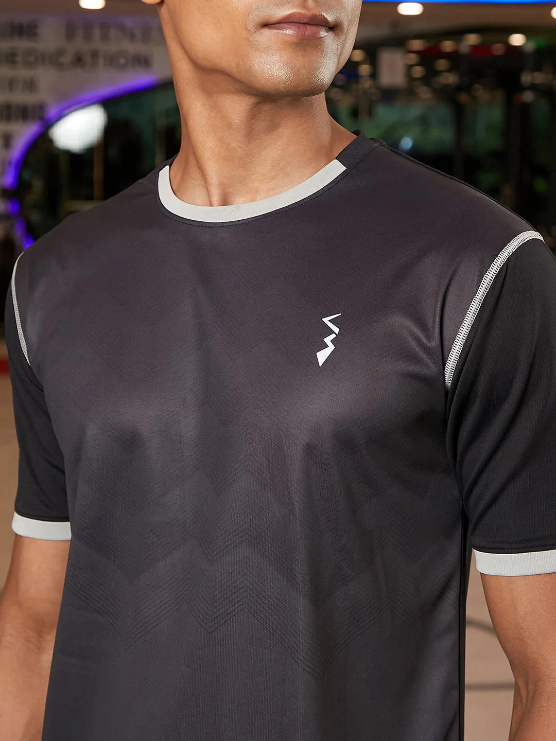 Geometric Activewear T-Shirt - Image 7