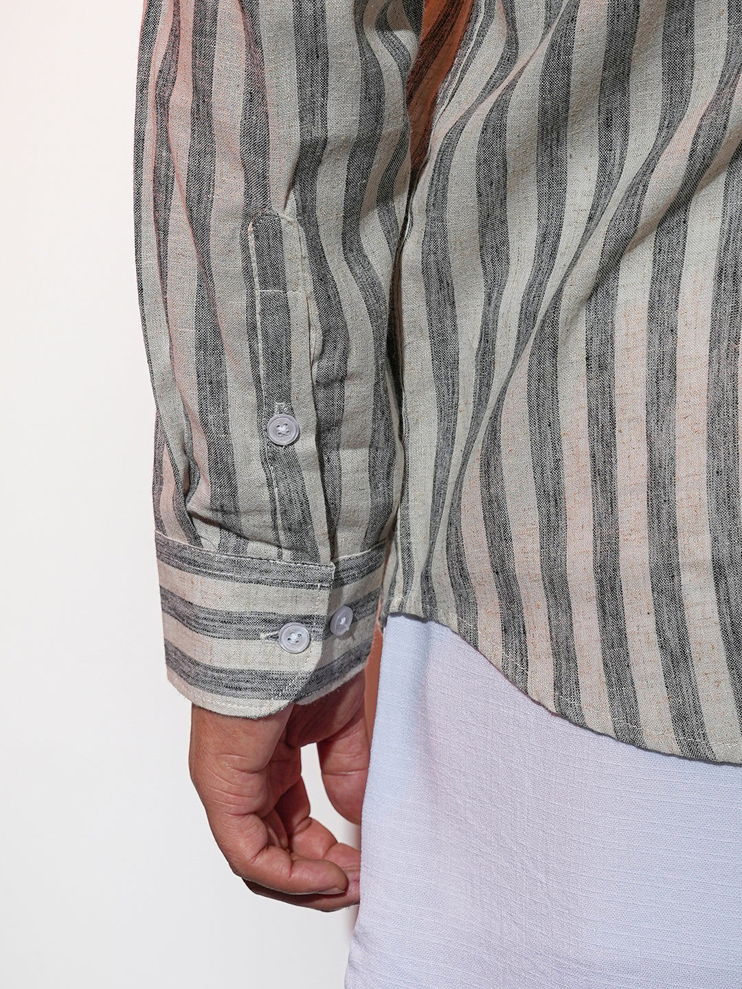 Heathered-Stripe Shirt - Image 8