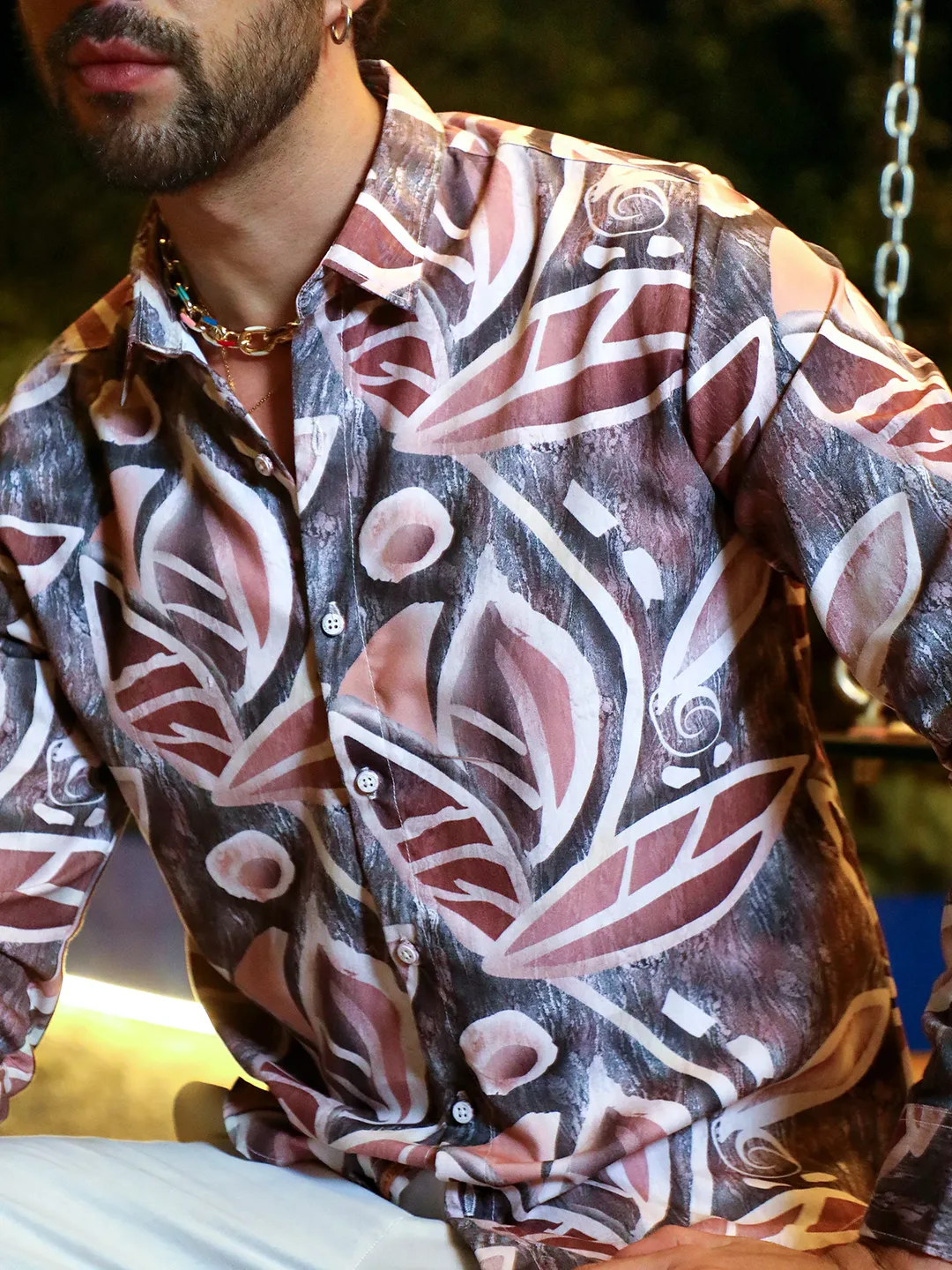 Marble Foliage Shirt - Image 4