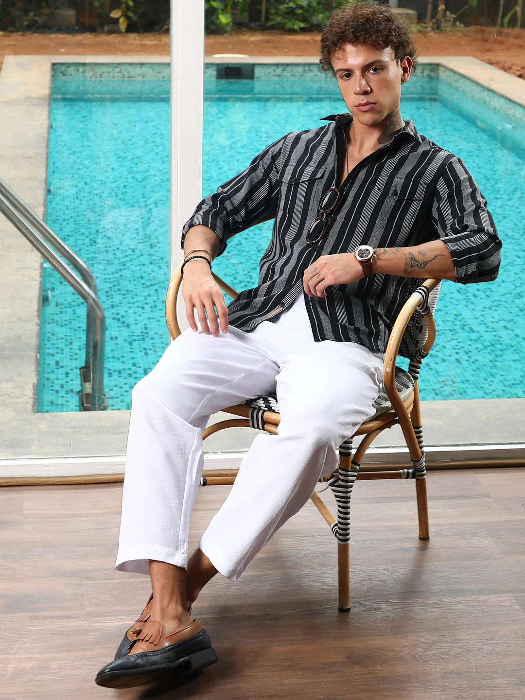 Utility Multitrack-Striped Shirt - Image 6