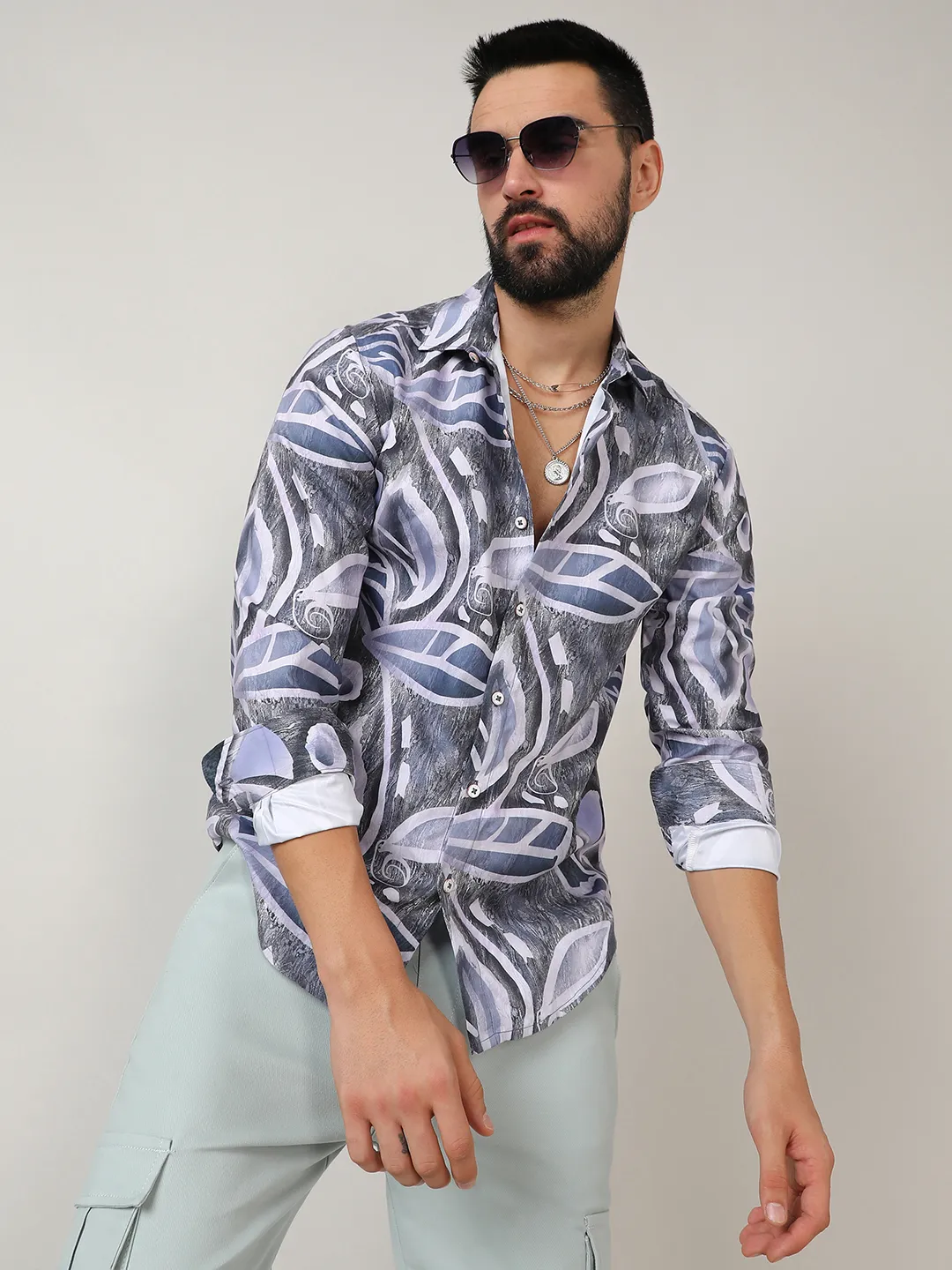Marble Foliage Shirt - Image 6