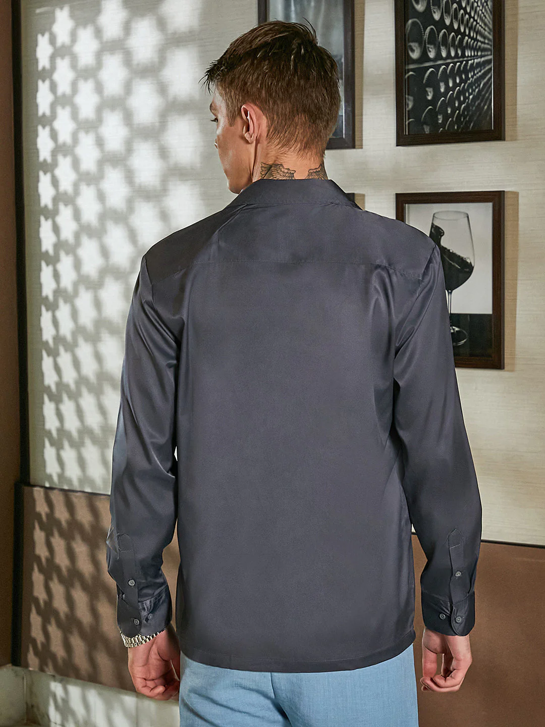 Solid Cuban Shirt - Image 4