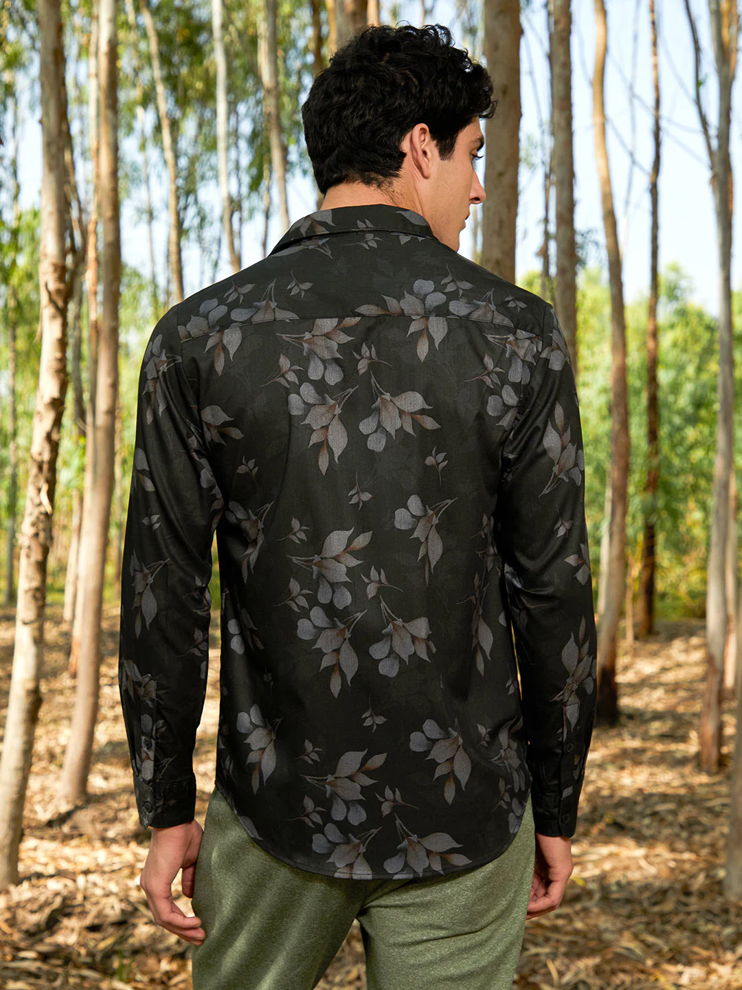 Stamped-Foliage Shirt - Image 4