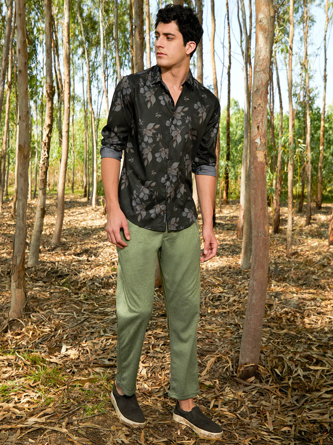 Stamped-Foliage Shirt - Image 5