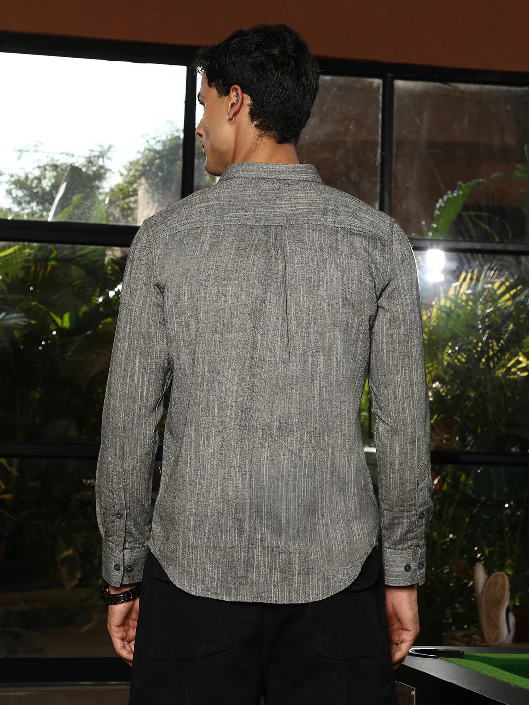 Thread-Jacquard Shirt - Image 4