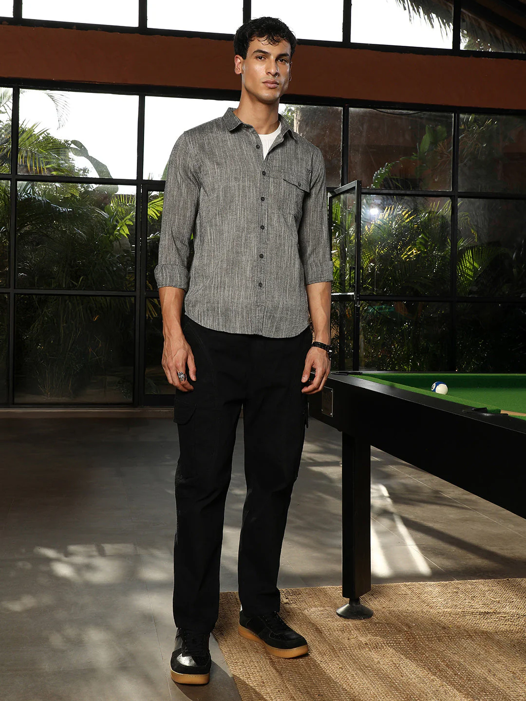 Thread-Jacquard Shirt - Image 5