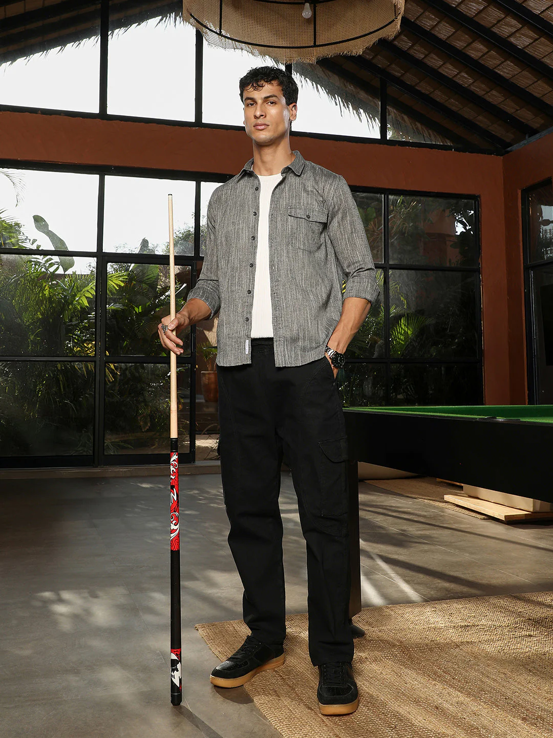 Thread-Jacquard Shirt - Image 6