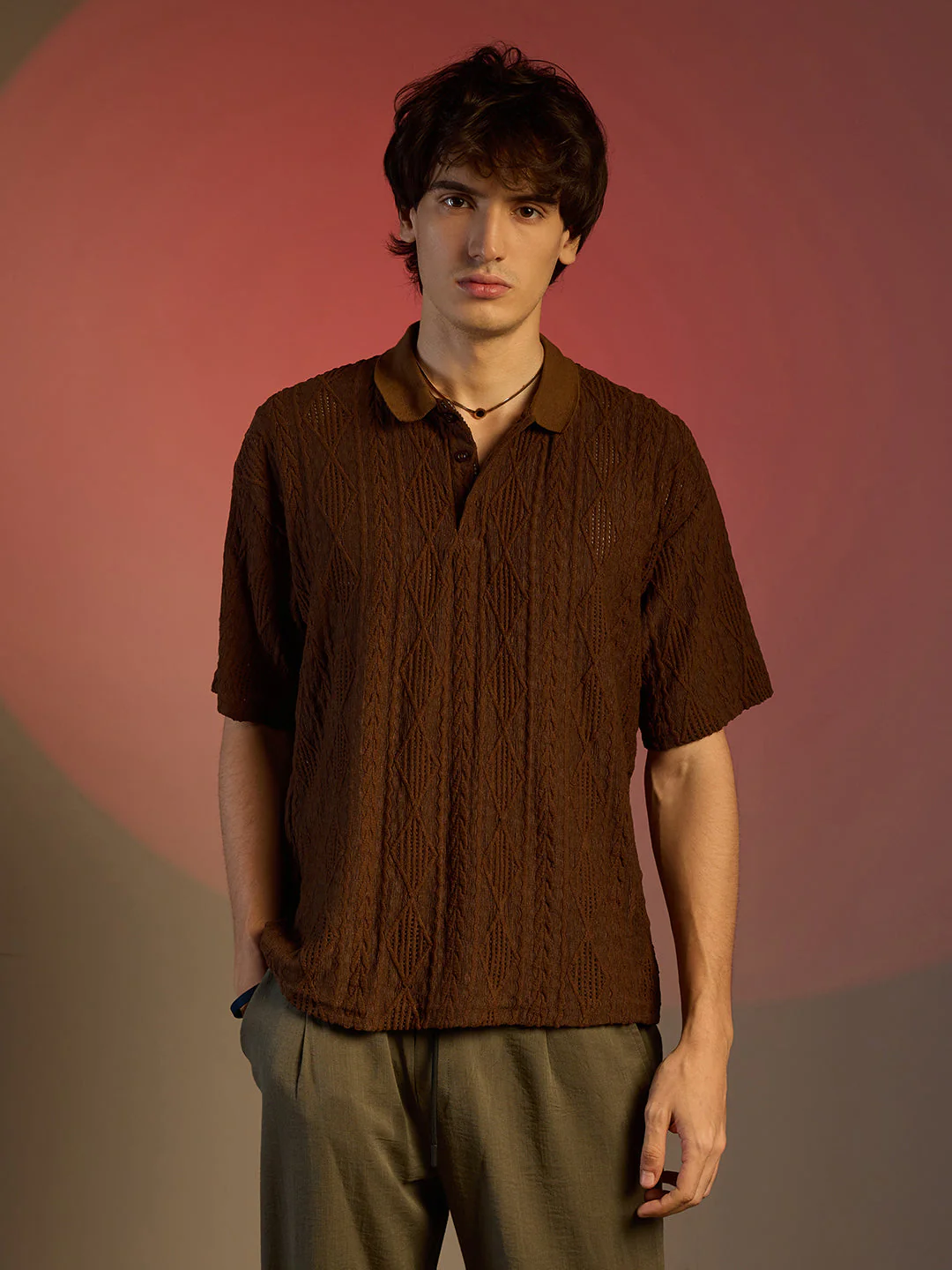 Argyle Oversized T-Shirt - Image 2