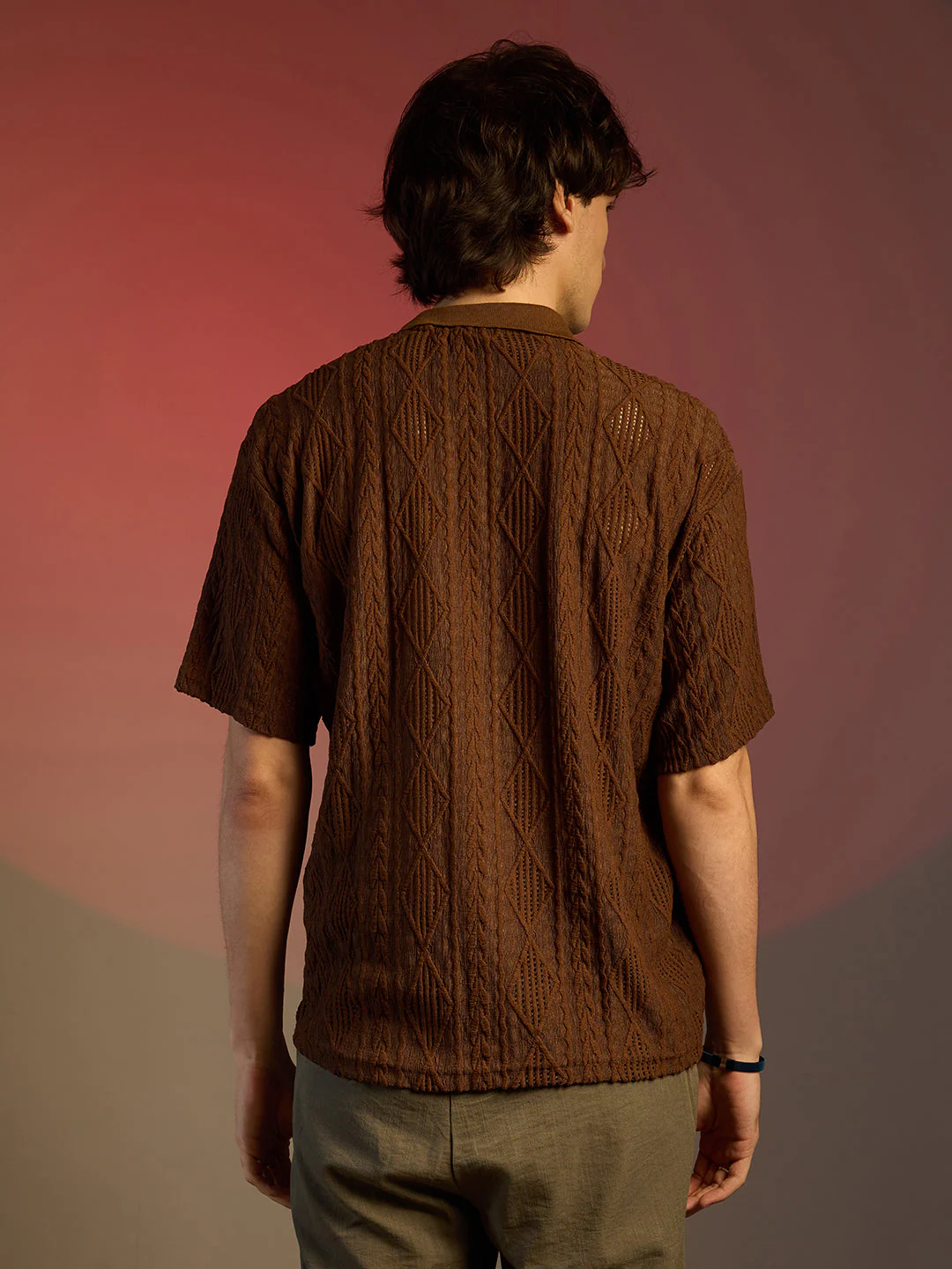 Argyle Oversized T-Shirt - Image 3