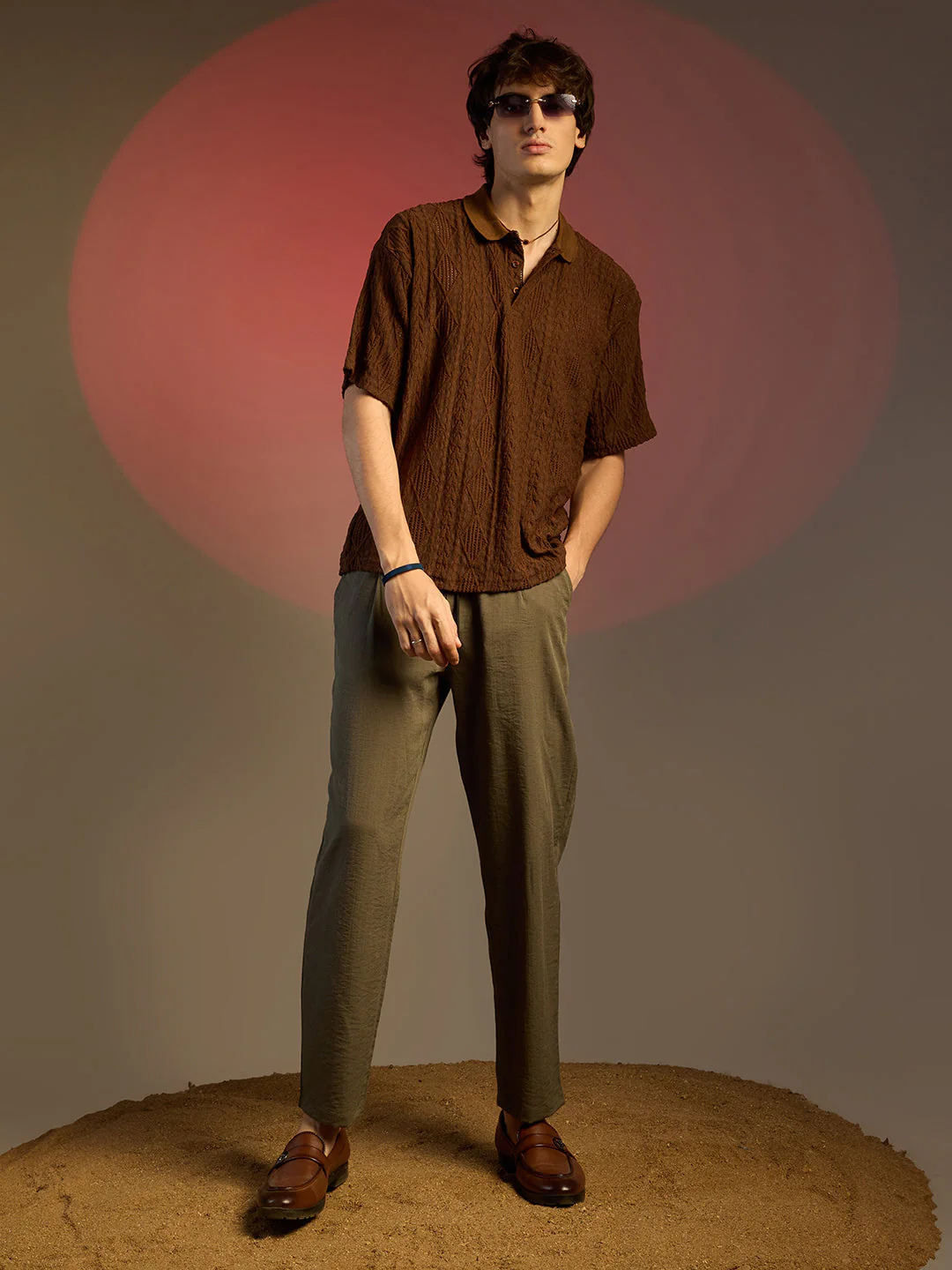Argyle Oversized T-Shirt - Image 7