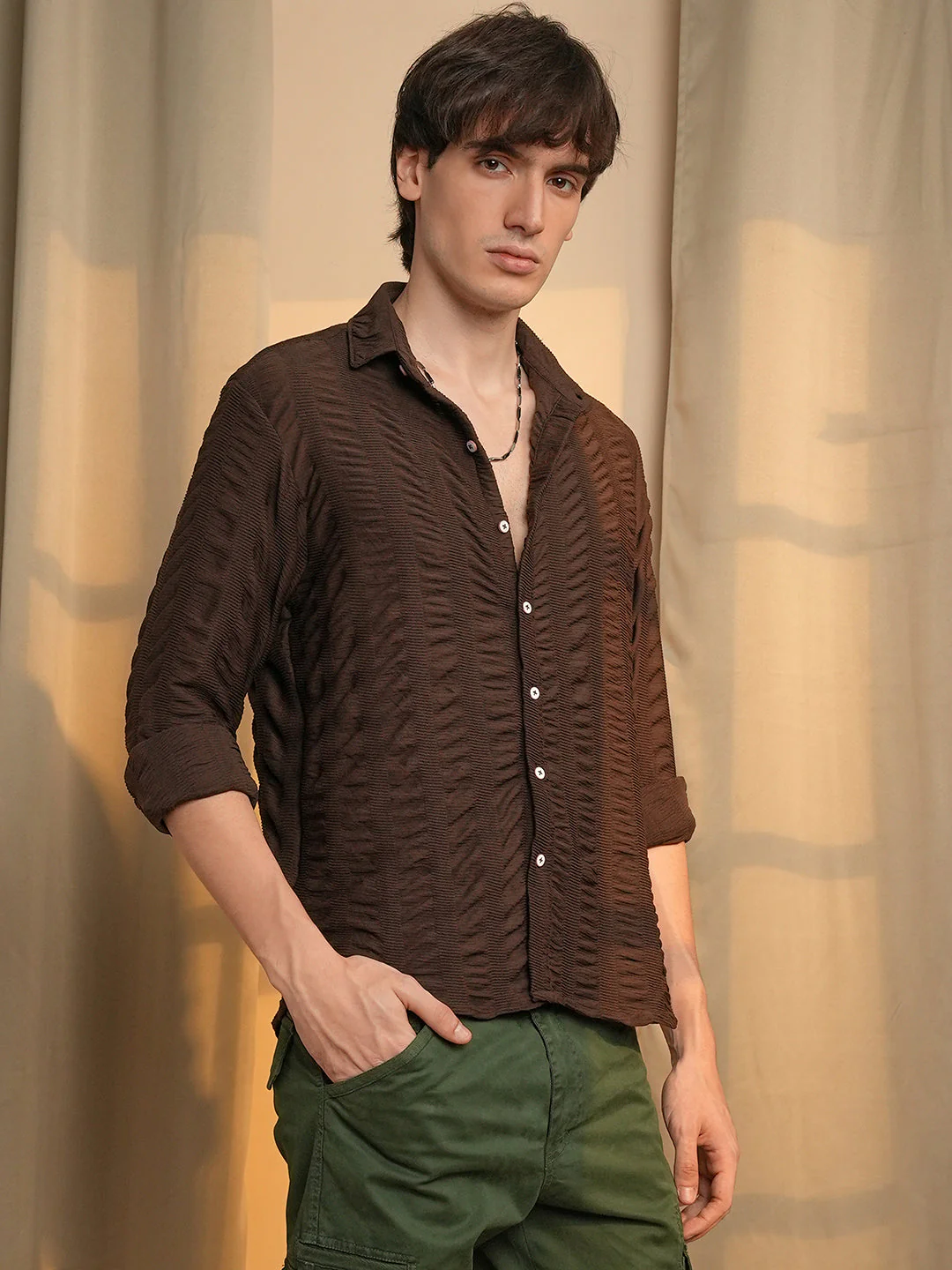 Chunky-Seersucker Shirt - Image 3