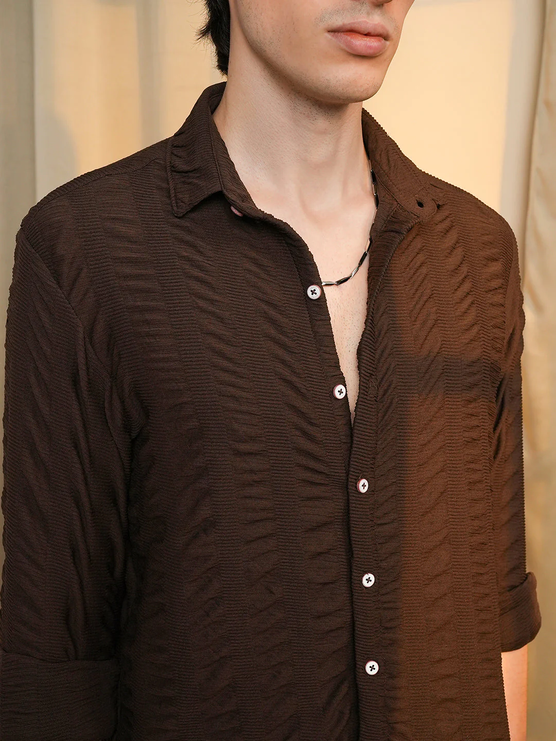 Chunky-Seersucker Shirt - Image 7