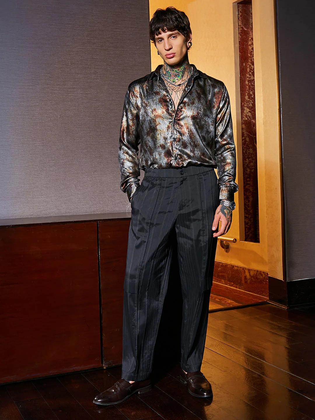 Metallic-Pigment Shirt - Image 4
